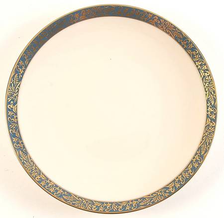 Florentine Mystic Blue (Gold Trim, Coupe) by Flintridge