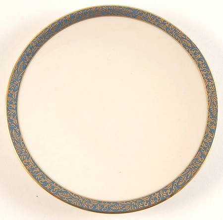 Florentine Mystic Blue (Gold Trim, Coupe) Bread & Butter Plate