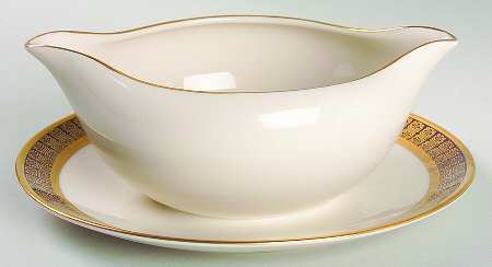Forum Gold Gravy Boat with Attached Underplate