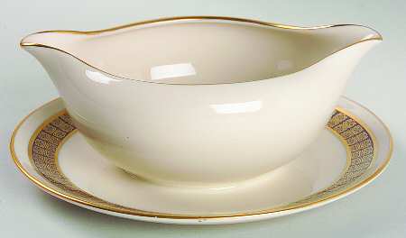 Forum Gold Gravy Boat with Attached Underplate