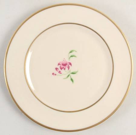 Fuschia (Gold) Bread & Butter Plate