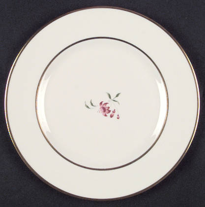 Fuschia (Gold) Salad Plate