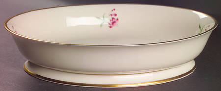 Fuschia (Gold) 10" Oval Vegetable Bowl