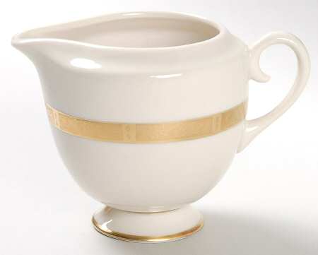 Georgian Rose No Color Band (Gold Trim, Rim) Mini Creamer