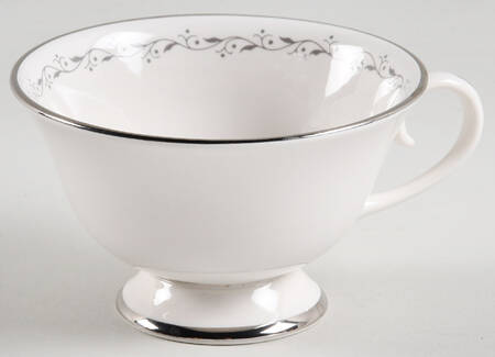 Glendora Grey (Rim) Footed Cup