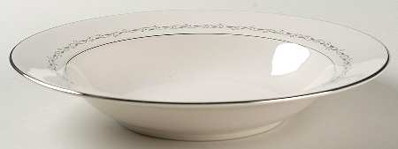Glendora Grey (Rim) Rim Soup Bowl