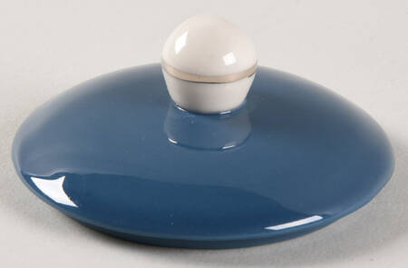 Grecian Key Mystic (Platinum Trim, Rim) Lid for Sugar Bowl