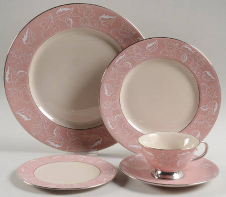 Leaflace Rose 5 Piece Place Setting