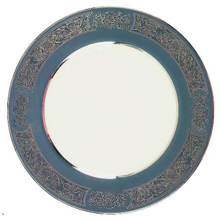 Madeira Black (Rim) Salad Plate
