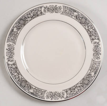 Madeira No Color Band (Rim) Salad Plate