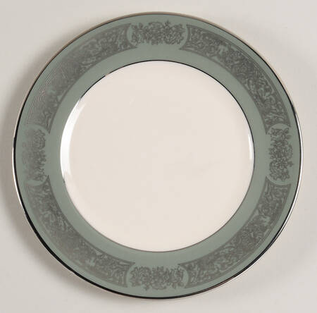 Madeira Sage Green (Rim) Bread & Butter Plate