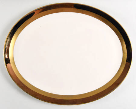 Marquis (Coupe, Flintridge Backstamp) 16" Oval Serving Platter