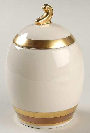 Marquis (Coupe, Flintridge Backstamp) Sugar Bowl & Lid