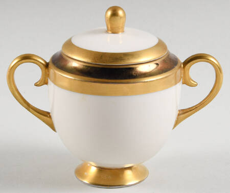 Marquis (Rim, Flintridge Backstamp) Mini Sugar Bowl & Lid