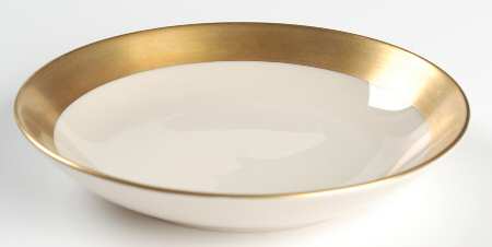 Marlo (Gold Trim, Coupe) Individual Salad Bowl
