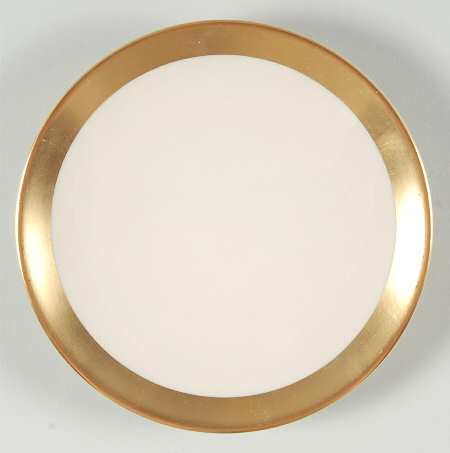 Marlo (Gold Trim, Coupe) Bread & Butter Plate