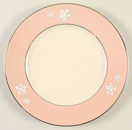 Misty Leaf Rose Bread & Butter Plate