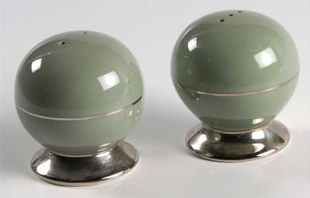 Milan Sage Green (Rim $ Coupe) Salt & Pepper Set