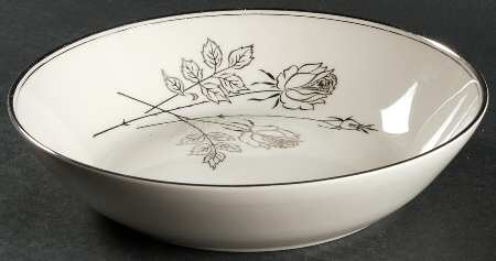 Midnight Rose 8" Round Vegetable Bowl