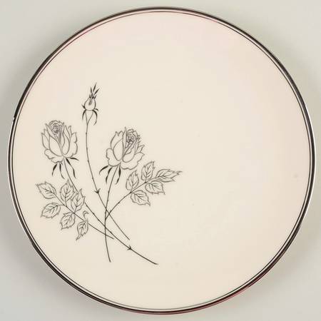 Midnight Rose Salad Plate