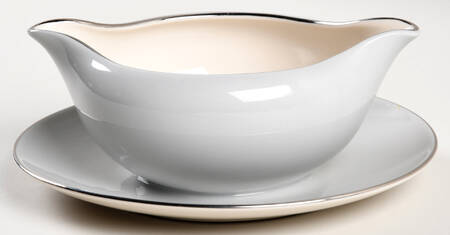 Miramar (Coupe) Gravy Boat with Attached Underplate