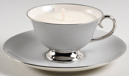 Miramar (Rim) Scented Cup & Saucer Candle-Vanilla  HC