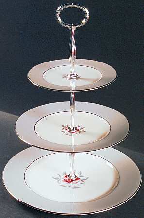 Miramar (Rim) 13 7/8"-14 1/4" 3-Tiered Serving Tray(DP,SP,BB) HC