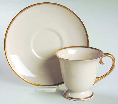 Montrose Footed Demitasse Cup & Saucer Set