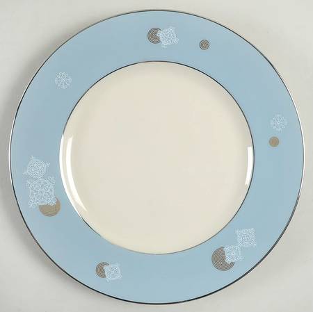 New Moon Strata Blue (Rim & Coupe) Salad Plate