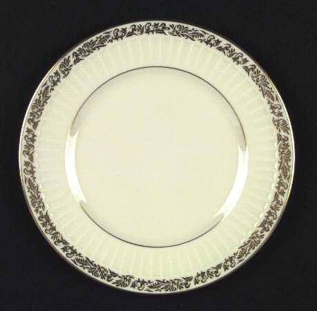 Paisley Gold Salad Plate