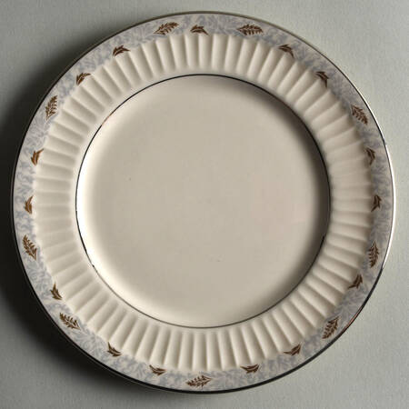 Paisley Gray (Gold Trim) Bread & Butter Plate