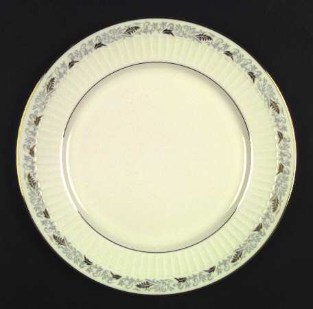 Paisley Gray (Gold Trim) by Flintridge