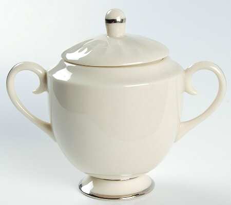 Park Lane (Platinum) Mini Sugar Bowl & Lid