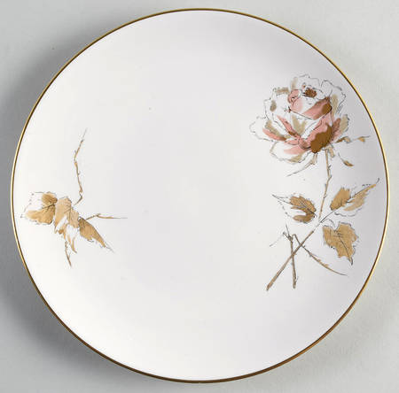 Pallette Rose Salad Plate