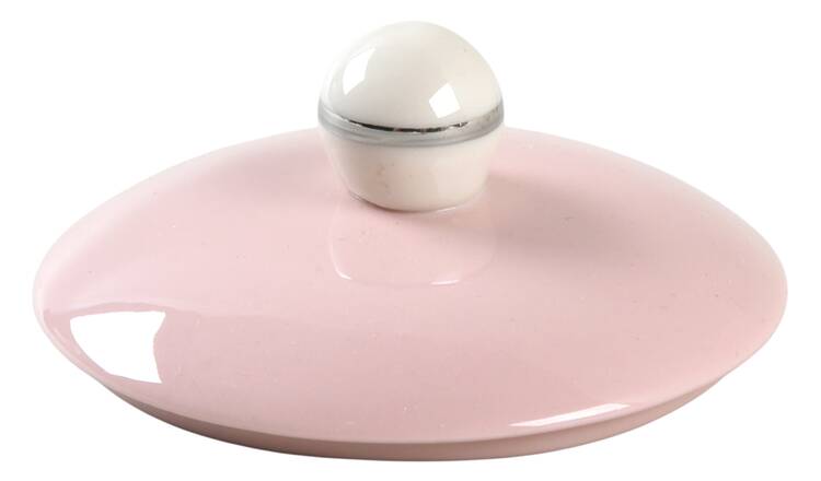 Petal Pink Rose (Rim) Lid for Sugar Bowl