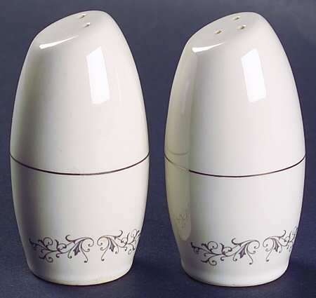 Pierra Grey (Platinum Coupe) Salt & Pepper Set