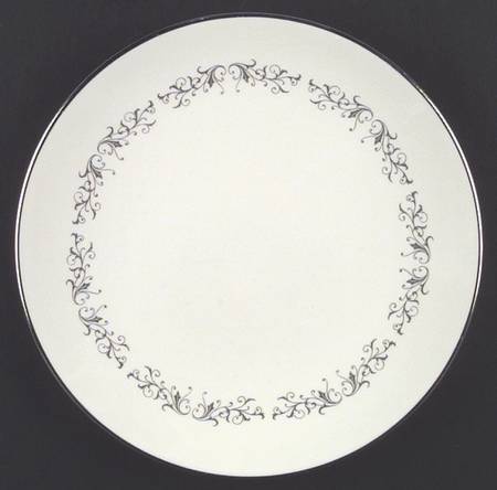 Pierra Grey (Platinum Coupe) Salad Plate
