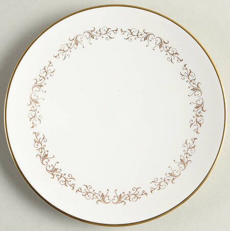 Pierra Gold (Gold Trim, Coupe) Bread & Butter Plate