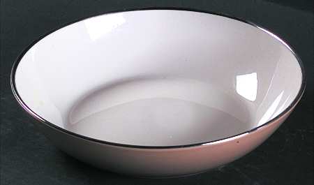 Platinum Cocoa (Coupe) 8" Round Vegetable Bowl