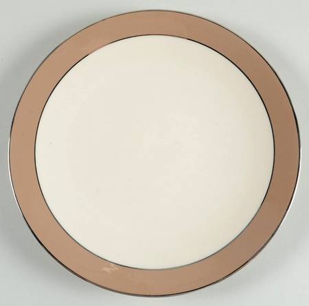 Platinum Cocoa (Coupe) Salad Plate