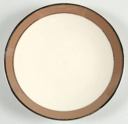 Platinum Cocoa (Coupe) Bread & Butter Plate
