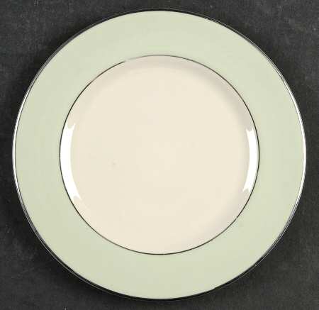 Platinum Mint Green (Rim) Bread & Butter Plate