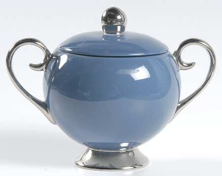 Platinum Mystic (Rim & Coupe) Sugar Bowl & Lid
