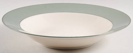Platinum Sage (Rim & Coupe) Rim Soup Bowl