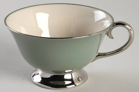 Platinum Sage (Rim & Coupe) Footed Cup