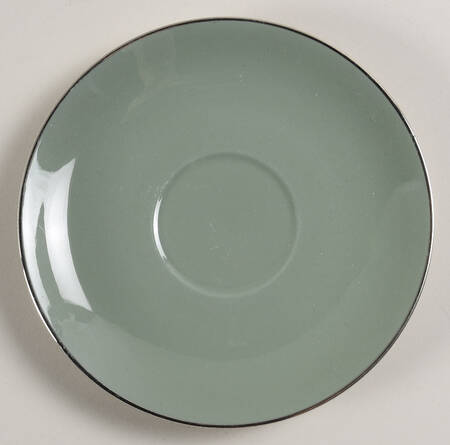 Platinum Sage (Rim & Coupe) Saucer