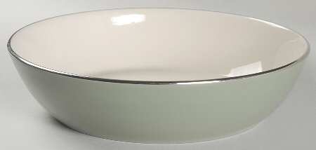 Platinum Sage (Rim & Coupe) 8" Round Vegetable Bowl