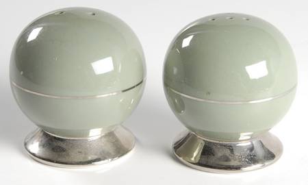 Platinum Sage (Rim & Coupe) Salt & Pepper Set