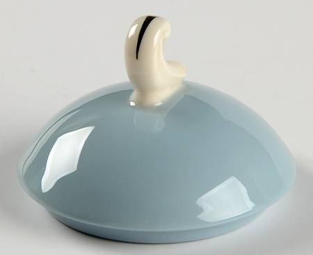 Platinum Strata Blue (Coupe) Lid for Sugar Bowl