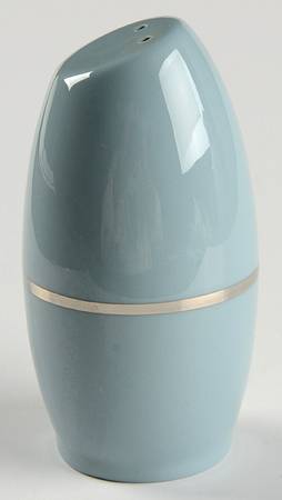 Platinum Strata Blue (Coupe) Salt Shaker